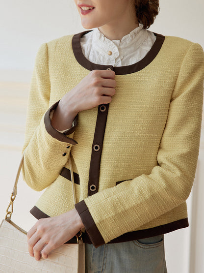 Yellow Tweed Jacket