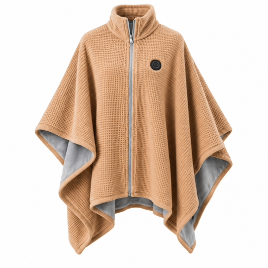 🔥Black Friday Deal｜Washable Fleece USB Heated Wrap Poncho