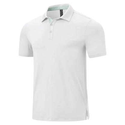 💝💝Men's Classic Polo Shirts Contrast Collar Short Sleeve Casual Solid Stylish and Printed Polo