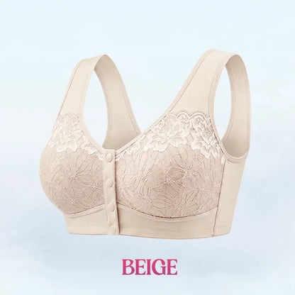 💥Last Day🔥Front Closure Breathable Cotton Lifting Bra for Seniors