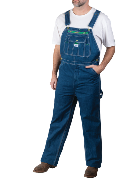 Men's Denim Stonewashed Bib Overall