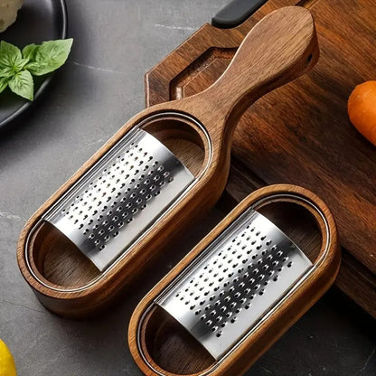 Wood Grip Cheese Grater
