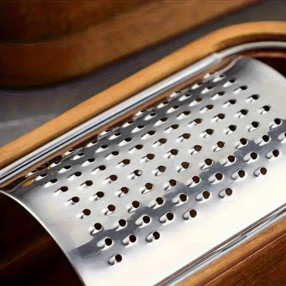 Wood Grip Cheese Grater