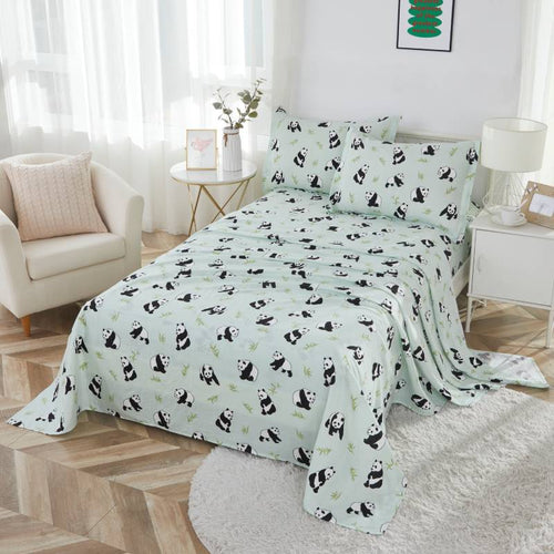 Kid's Bedding Sheet Set-Panda