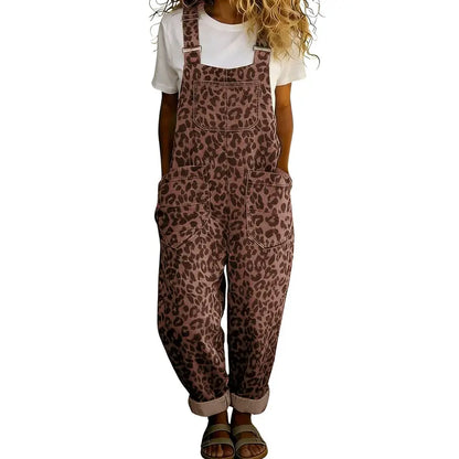 Women’s Vintage Denim Overalls – Relaxed Fit