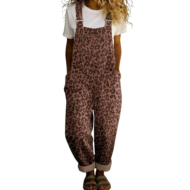 Women’s Vintage Denim Overalls – Relaxed Fit