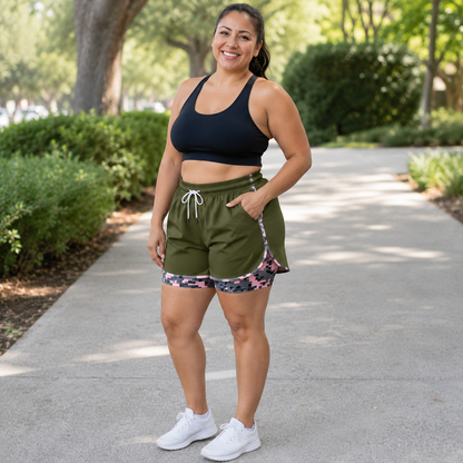 【End of Summer Sale】Women’s casual athletic shorts with pockets