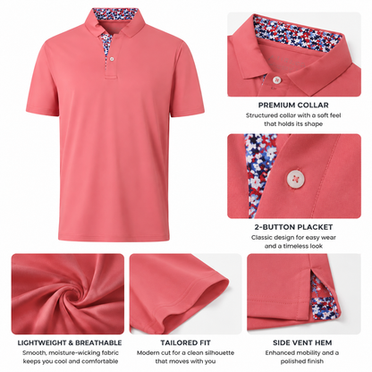 Men’s Quick-Dry Henley Shirt – Versatile Style for Every Occasion