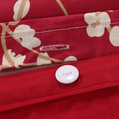 Duvet Cover Set-Cherry Red