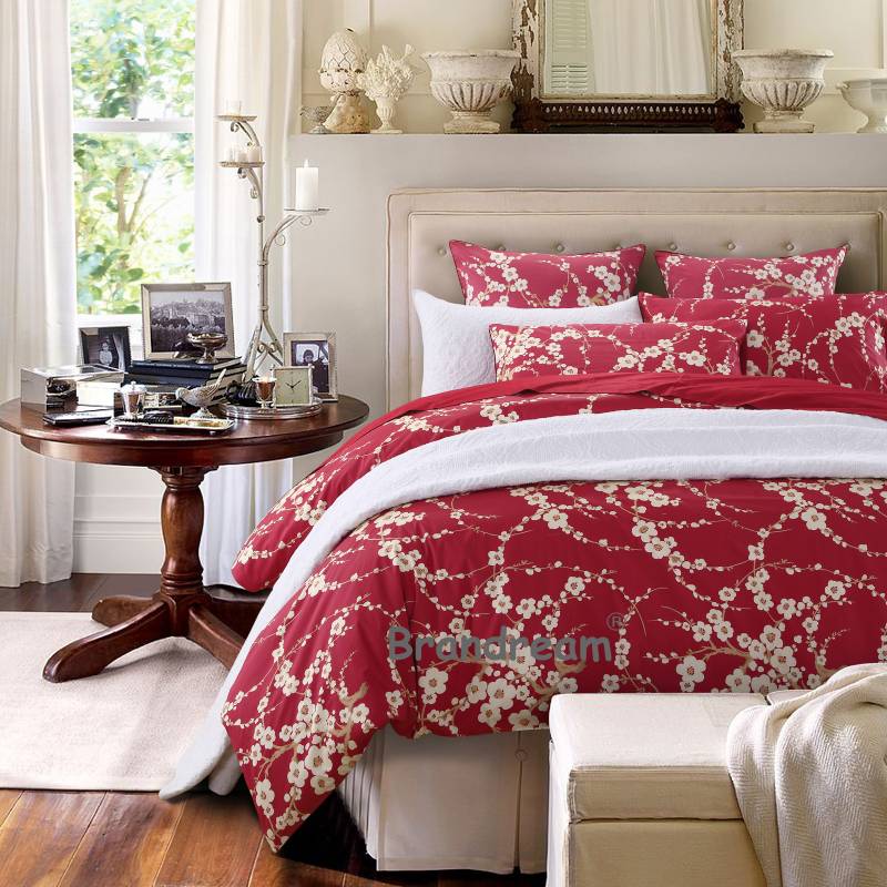 Duvet Cover Set-Cherry Red
