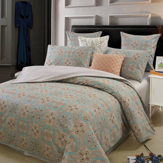 Duvet Cover Set-Damask Taupe
