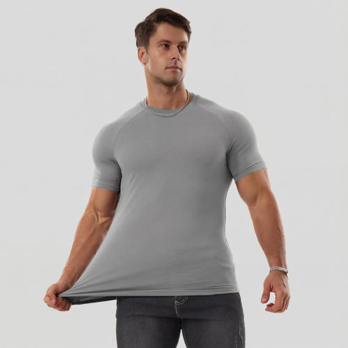 Men's Raglan Sleeve Tee, Athletic Tapered Fit