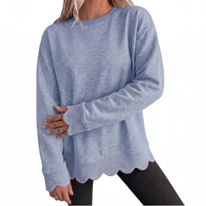 Women's Fashion Casual Knit Vintage-Inspired Round Neck Oversized Tunic
