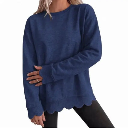Women's Fashion Casual Knit Vintage-Inspired Round Neck Oversized Tunic