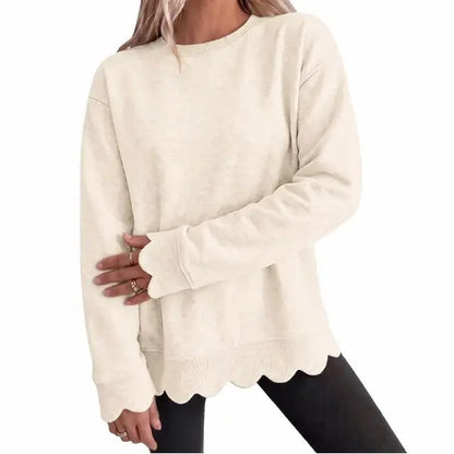 Women's Fashion Casual Knit Vintage-Inspired Round Neck Oversized Tunic