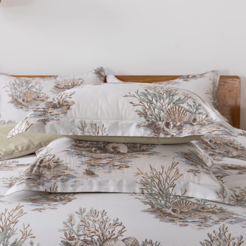 Duvet Cover Set - Coastal Coral