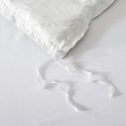 Duvet Cover Set - Vintage Botanical Ruffle