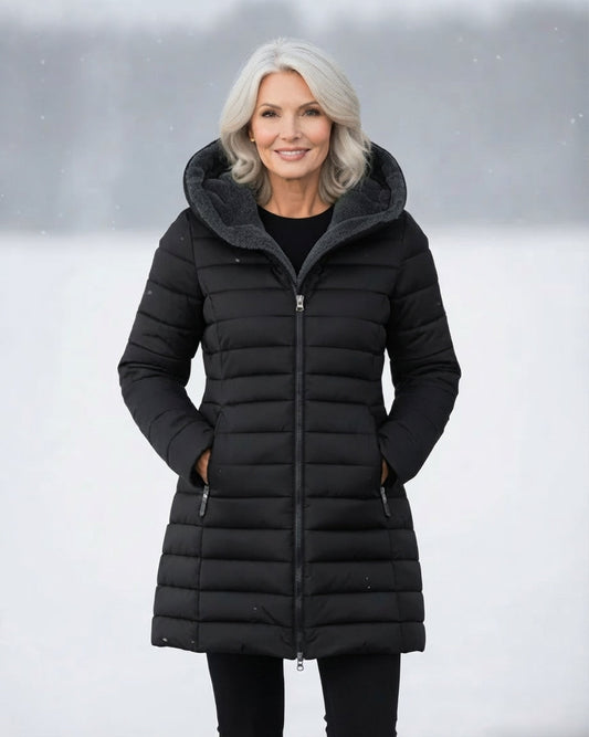 [Clearance] – Quilted coat with fleece lining