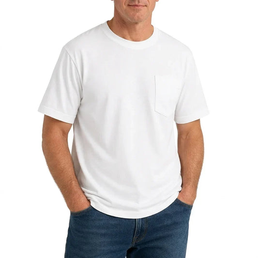 🔥Classic Heavyweight Pocket Work Tee – Relaxed Fit, Built for Everyday Work
