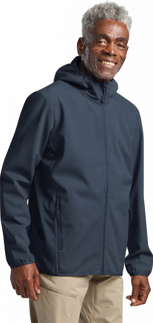 🔥Tagesangebot – Klassische Softshell-Kapuzenjacke für Herren