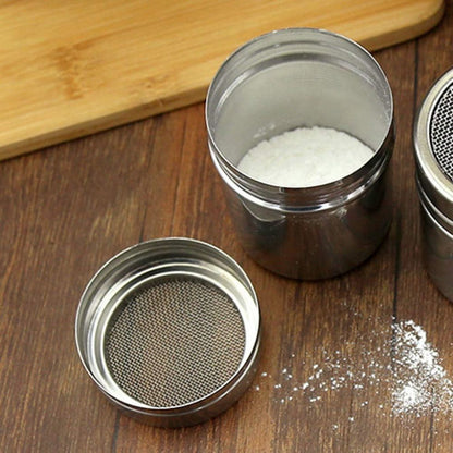 Silver Whirl Powder Shaker