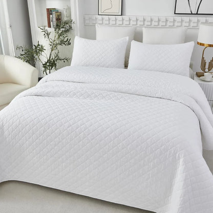 Quilt Bedding Set-Diamond Pattern Modern