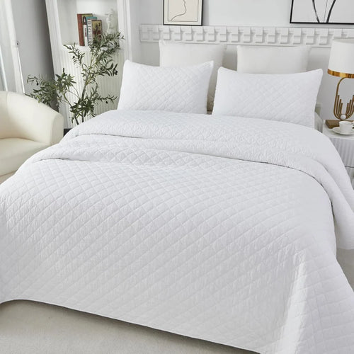 Quilt Bedding Set-Diamond Pattern Modern