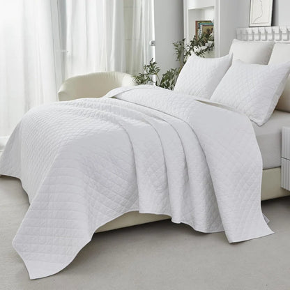 Quilt Bedding Set-Diamond Pattern Modern