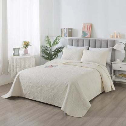 Quilt Bedding Set-Geometric Pattern Boho