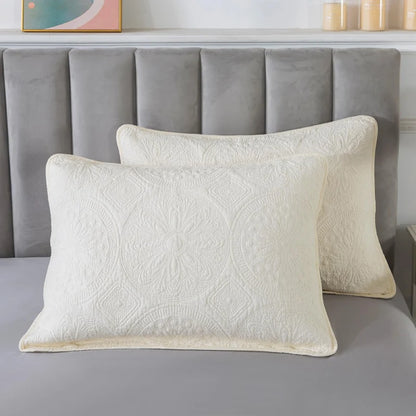 Quilt Bedding Set-Geometric Pattern Boho