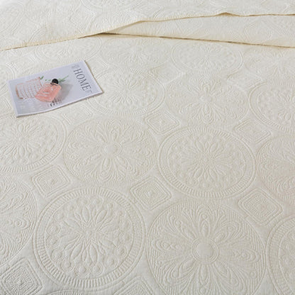 Quilt Bedding Set-Geometric Pattern Boho