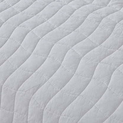 Quilt Bedding Set-Modern Simple White