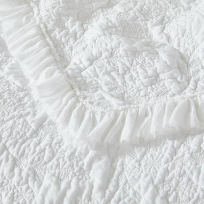 Quilt Bedding Set-Elegant Ruffle
