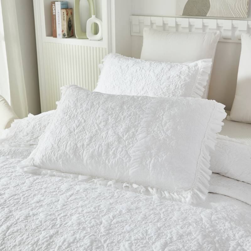 Quilt Bedding Set-Elegant Ruffle