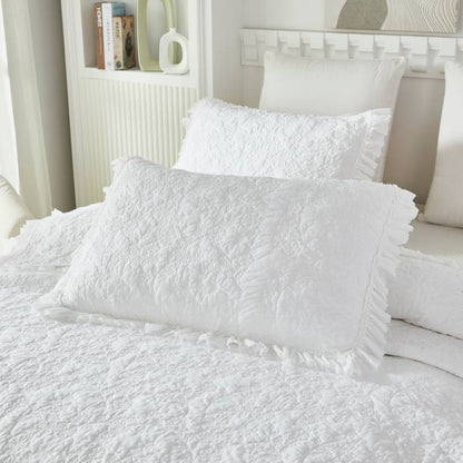 Quilt Bedding Set-Elegant Ruffle