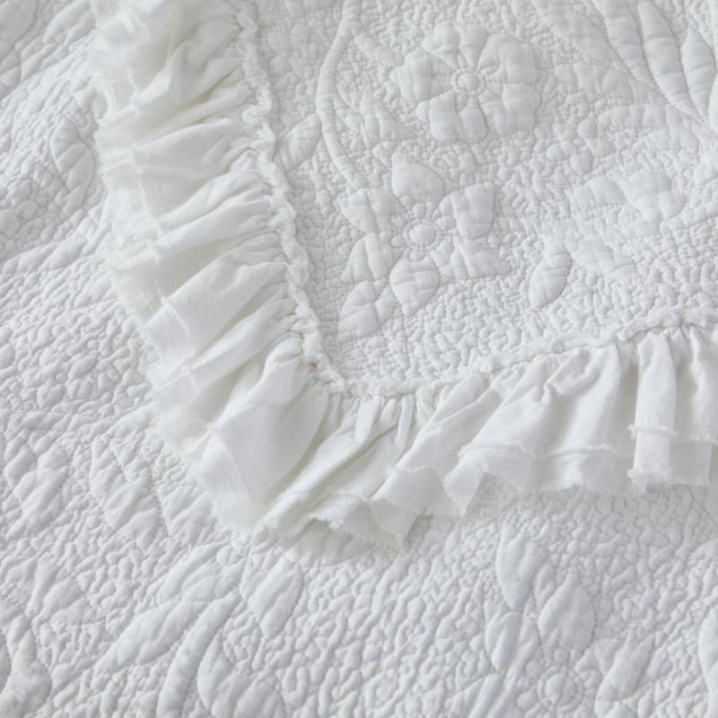 Quilt Bedding Set-Ruffle Bedspread