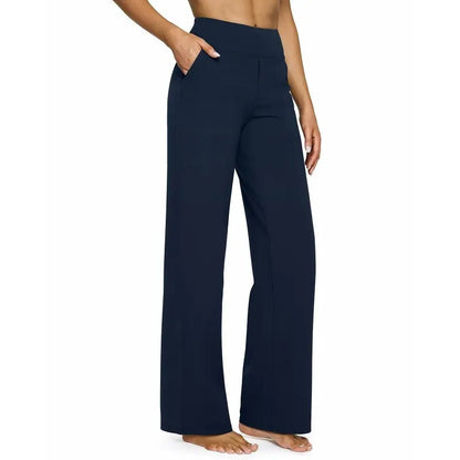 Women's Relaxed Wide-Leg Comfort Pants