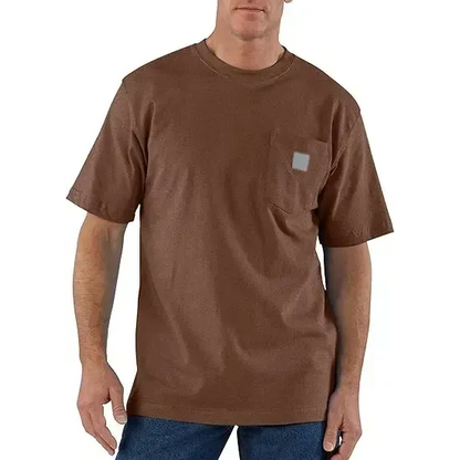 🔥Last Day Promotion! CHT Men's K87&K126 Workwear Loose Fit Heavyweight Short-Sleeve Pocket T-Shirt (Also Available in Big & Tall)