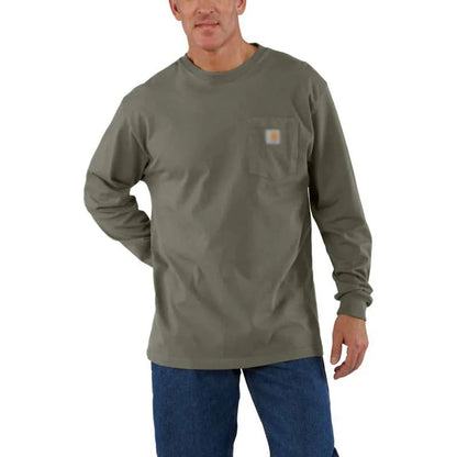 🔥Last Day Promotion! CHT Men's K87&K126 Workwear Loose Fit Heavyweight Short-Sleeve Pocket T-Shirt (Also Available in Big & Tall)