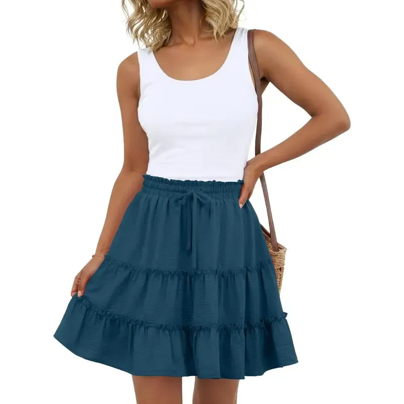 💖Women's Bohemian Style Midi Skirt