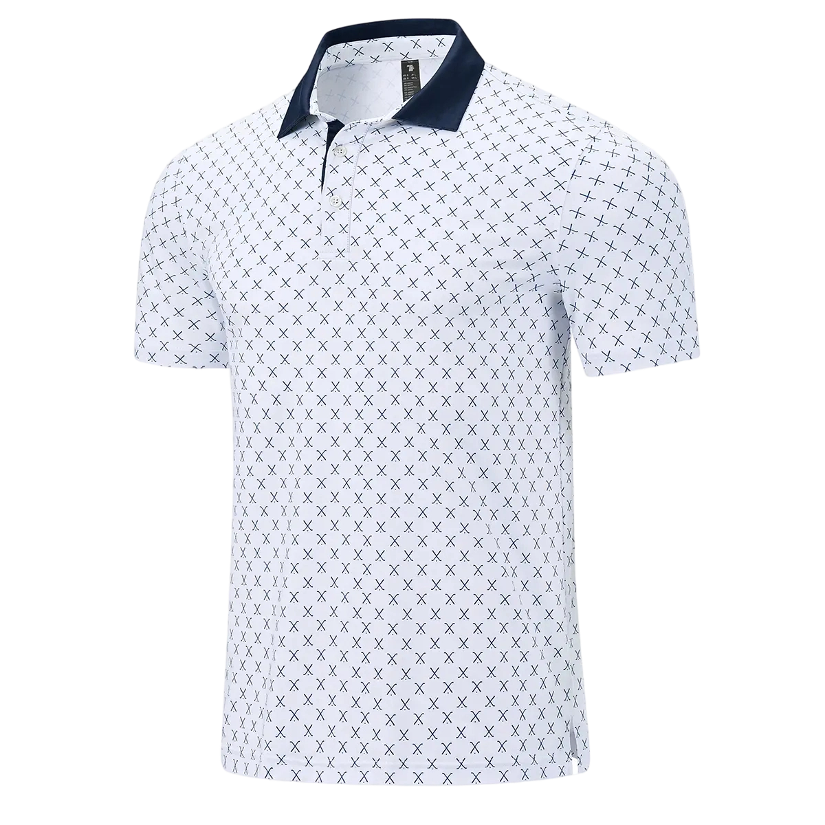 💝💝Men's Classic Polo Shirts Contrast Collar Short Sleeve Casual Solid Stylish and Printed Polo