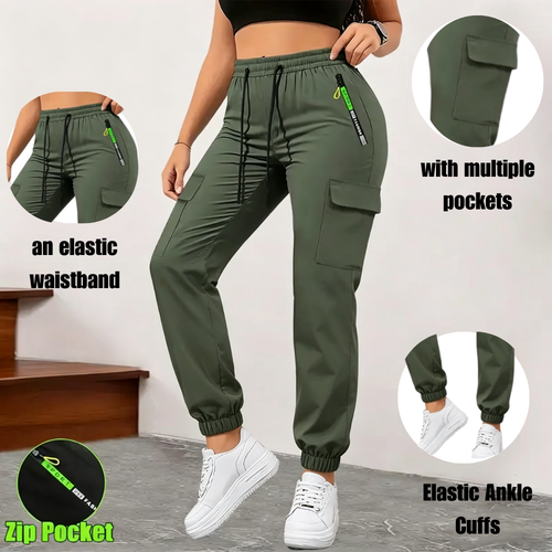 Women's Multi-Pocket Cargo Pants