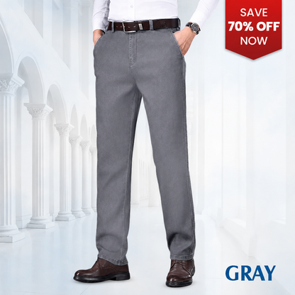 Men's Classic Straight Fit Stretch Jeans
