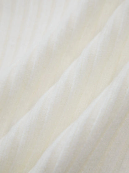 Solid Ribbed Bolero