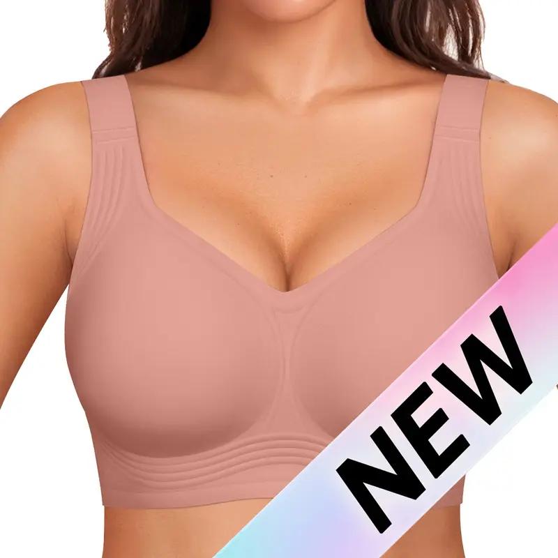 Women's Jelly Bra, Wireless Full-Coverage Everyday Bra