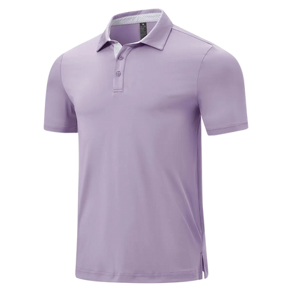 💝💝Men's Classic Polo Shirts Contrast Collar Short Sleeve Casual Solid Stylish and Printed Polo