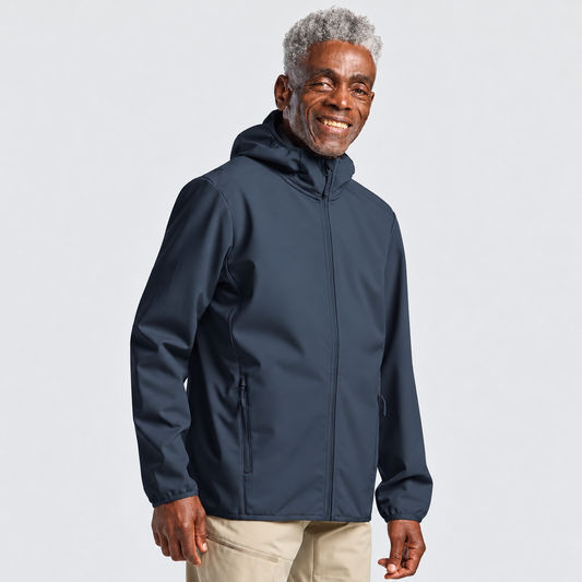🔥 Tagesangebot – Herren Softshell-Kapuzenjacke | Komfort & Schutz für jeden Tag