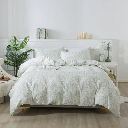 Duvet Cover Set-Botanical Sketch Serenity