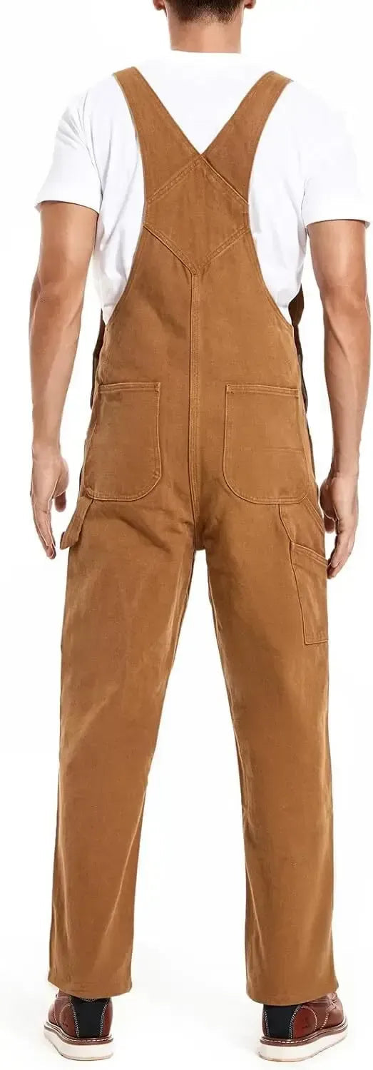Men's Flex Denim Bib Overalls — Adjustable & Utility Ready