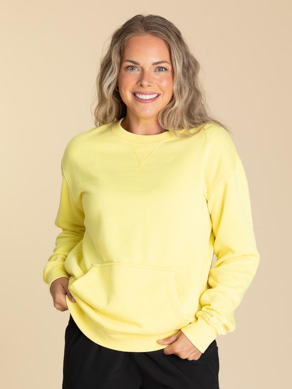 🔥Back by Popular Demand! Pigment Dyed Cozy Campfire Crewneck Sweatshir